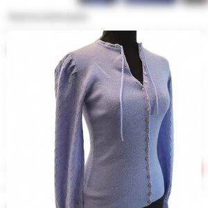 Sheridan vintage Lavender Knit Cardigan